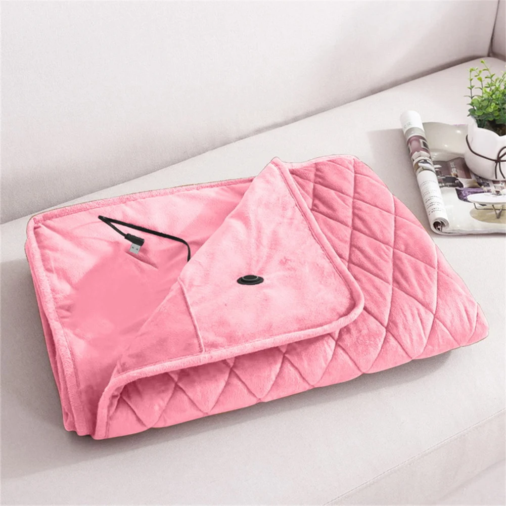 Description Picture 4 of itemUSB Electric Heating Blanket Shawl 5V Portable Wireless Electric Heating Pad Waterproof Electric Heated Warm Mat for Home Office