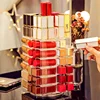 53 Lattices Acrylic Lipstick Tower 360 Degree Rotating Makeup Lip Gloss Storage Rack Nail Polish Organizer Cosmetic Display Case 5