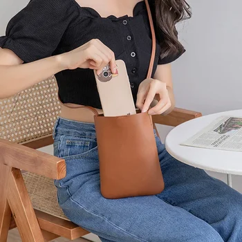Fashion Simple Satchel Mini Square Bag Women PU Leather Messenger Handbags Trend Crossbody Bag Feminina Lady Phone Bolsa 1