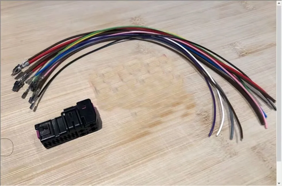 20 Conector de Porta de Carro Masculino ou Feminino 8e0 972 702 8e0 972 701 - Ch