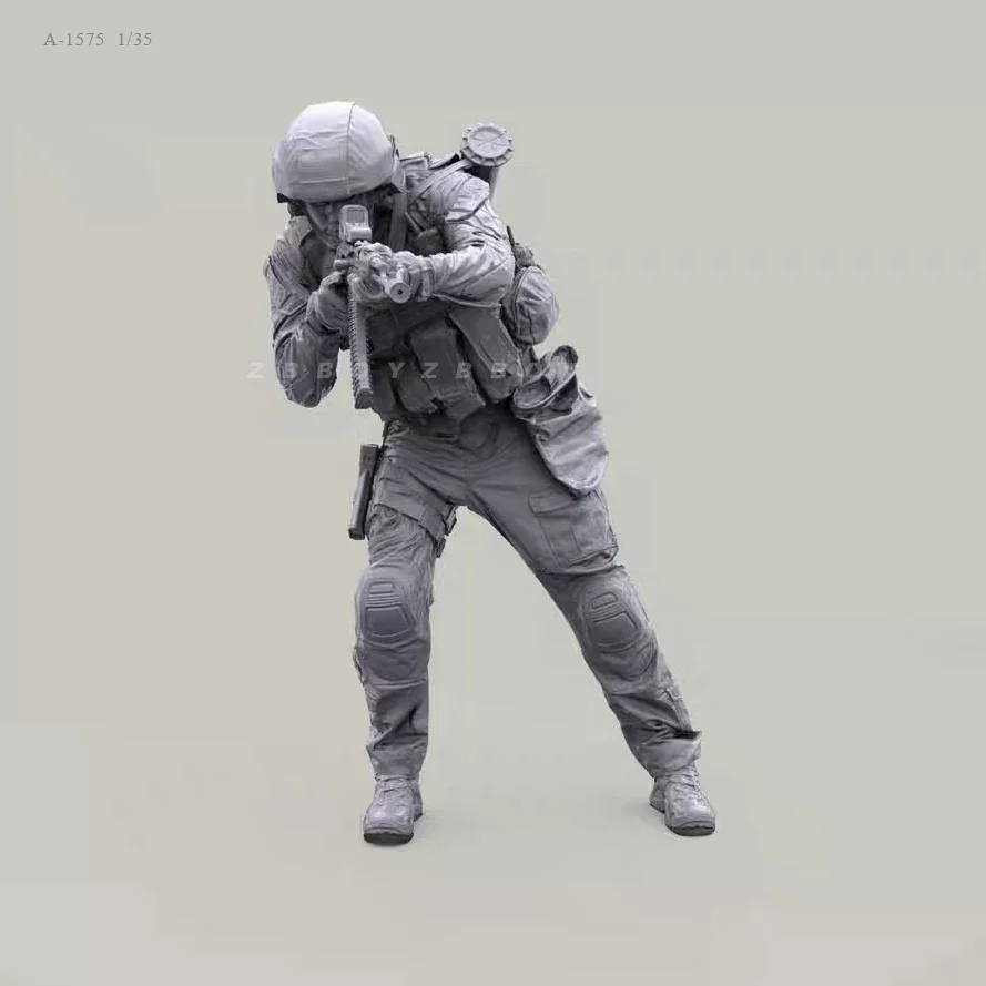 

1/35 Resin Soldier model kits figure colorless and self-assembled A-1575