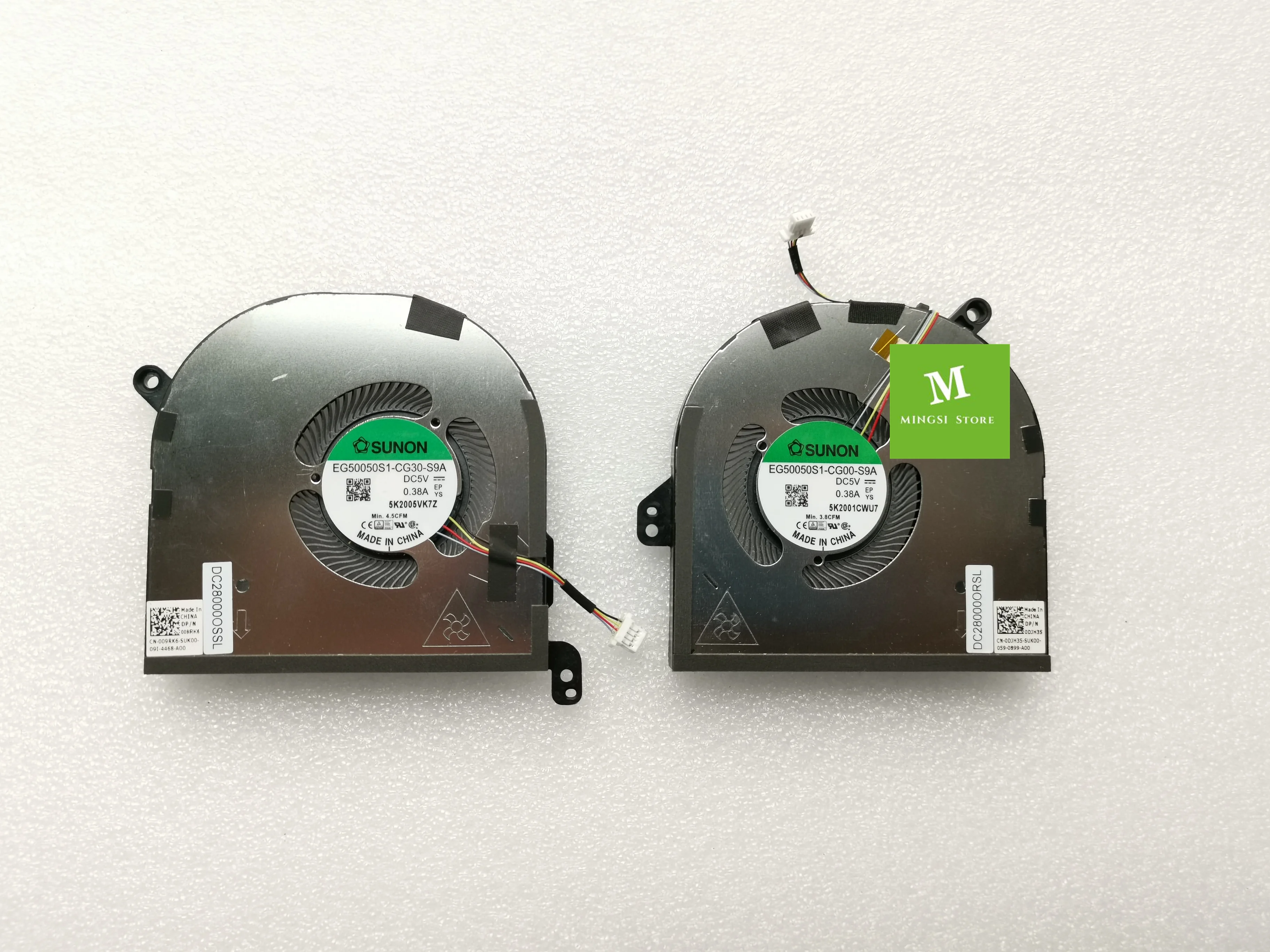 

FOR DELL XPS 9500 9510 Precision 5550 FAN 0DJH35 009RK6