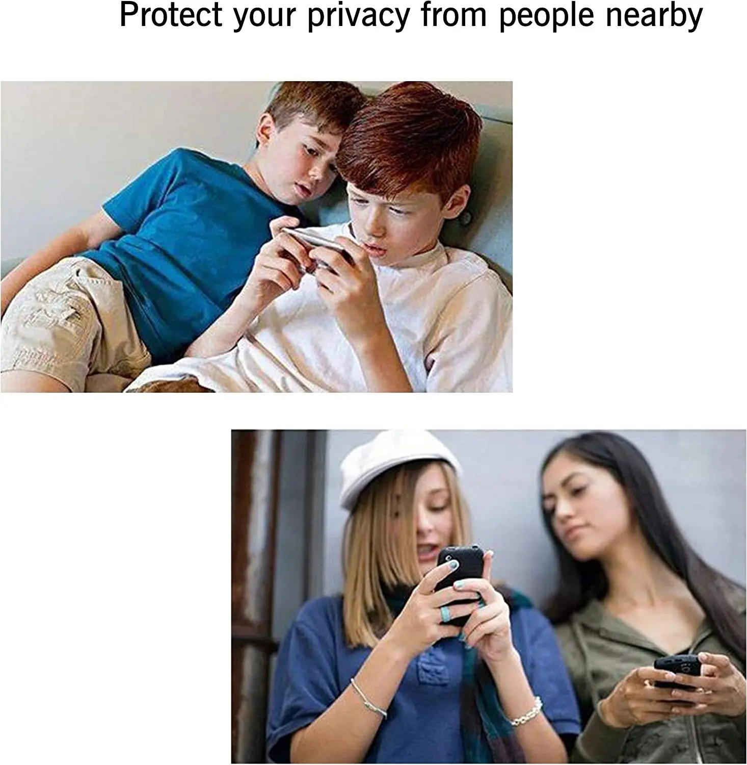 Magtim Black Privacy Anti-Spy Tempered Glass Screen Protector