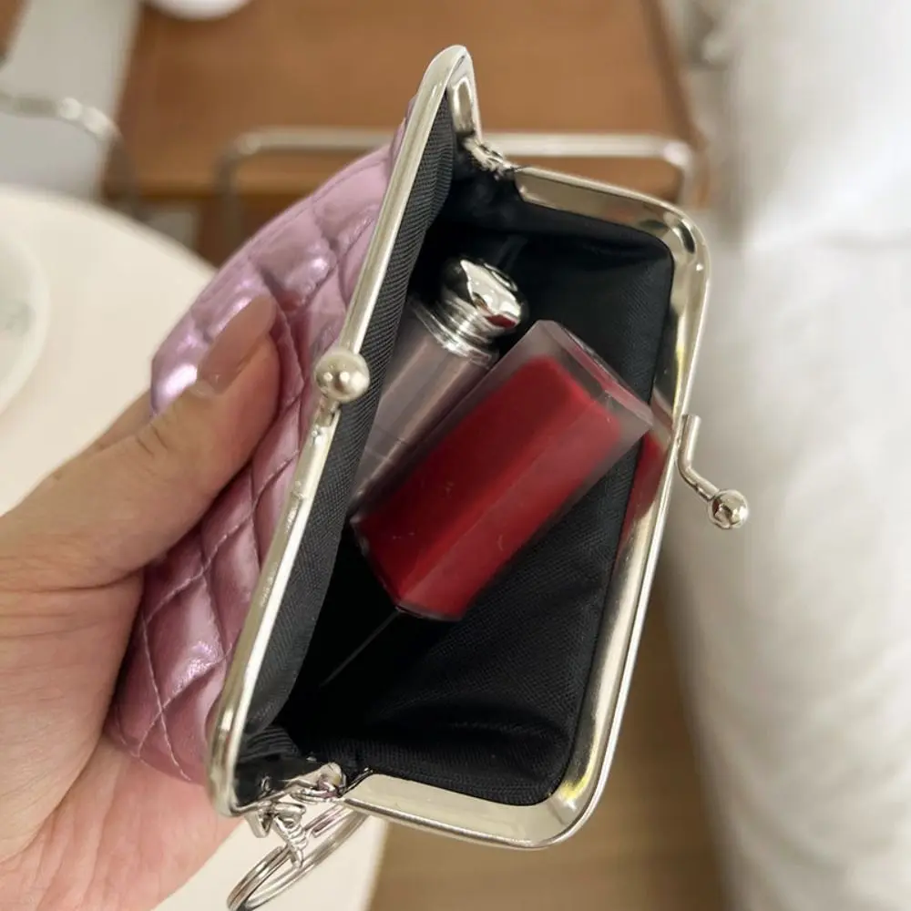Fashion Geometric Hasp Coin Purse Women Solid Color PU Leather Small Wallet Card Holders Female Money Change Bag