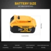 DEWALT Original packaging  20V, 6.0AH, DCB206   rechargeable Backup lithium battery ﻿ 4