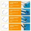 Silverflo 960-V Plastic Welder Gun Rapid Heating Hot Stapler Portable Car Bumper Repair Tools with 2 LED Lamp ,200PCS Staples 6