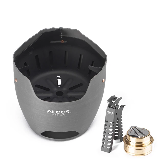 Aluminum Alloy Camping Alcohol Stoves Charcoal Wood Burners Portable Picnic BBQ Furnace Windproof Warm Heaters Cooking Equipment - Image 5