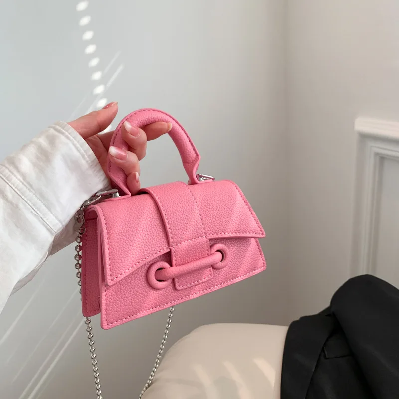 Candy Colored Minimalist Crossbody Pillow Bag