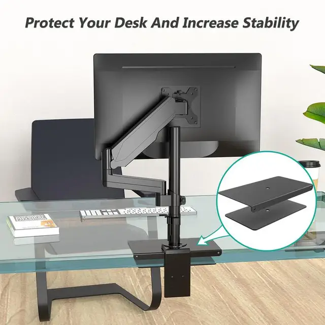 Enhance your workspace with the Monitor Mount Reinforcement Plate.