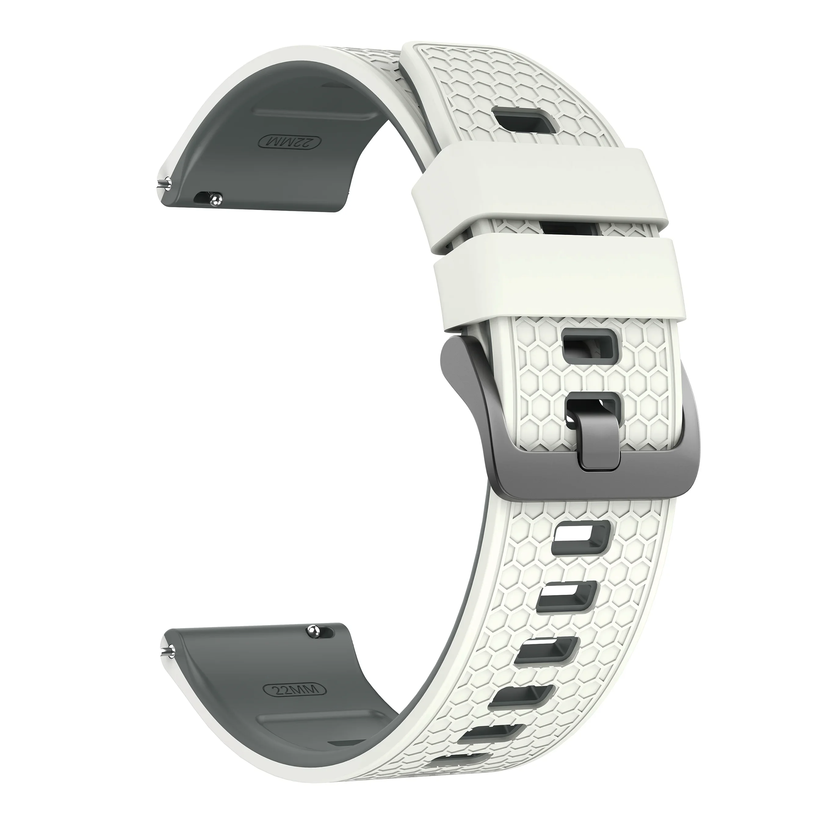 22mm Easy Fit Silicone Strap Wristband - Soft Replacement Bracelet