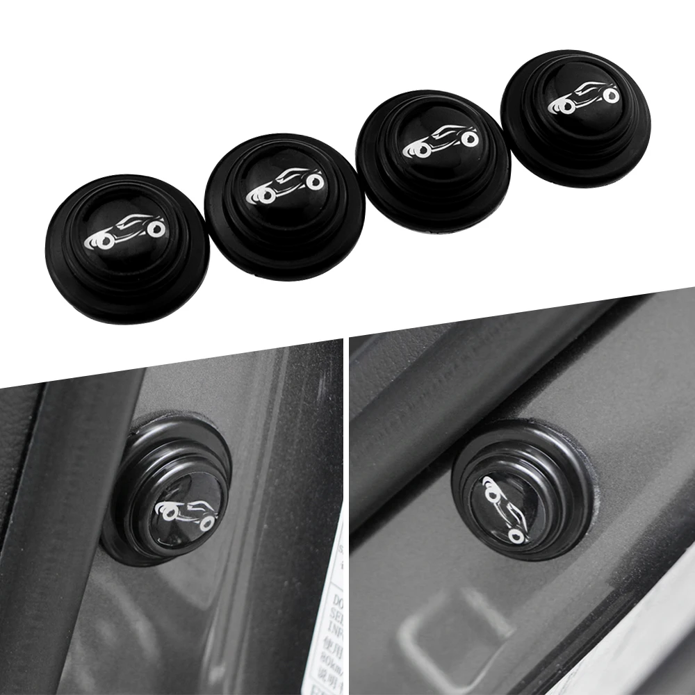4Pcs Car Door Stickers Soundproof Buffer Gasket For Volvo Xc40 Xc90 Xc70 S60 S80 S90 C30 V70 V90 2017 2018 2019 2020 2021 2022