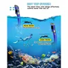 Snorkeling Gear for Adult: Black-Blue Mask, Fins, Snorkel Set Combo Lightweight, Anti-Fog, Comfort Fit Ideal for Swimming or Di