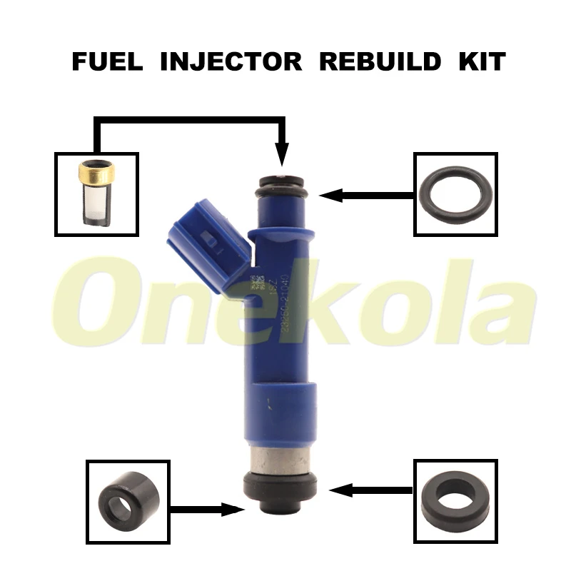 Fuel Injector Seal O-Ring Kit Seals Filters for 2006- Toyota Yaris 1.5L I4 #23250-21040 23209-21040