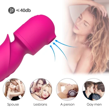 Goods Sex Toys for Adults 18 Wireless Dildos AV Vibrator Magic Wand for Women Clitoris Stimulator USB Rechargeable Massager 2