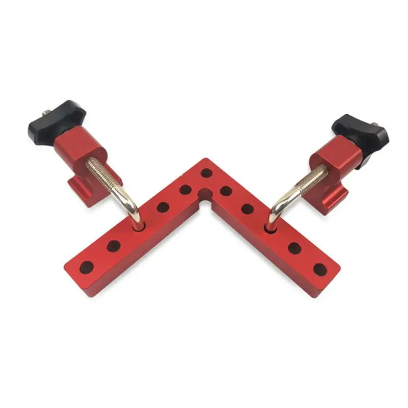 

90 Degree Positioning Squares Right Angle Clamps Fixing Clamp 160MM Carpenter Tool for Box Cabinet Drawer Picture Flame