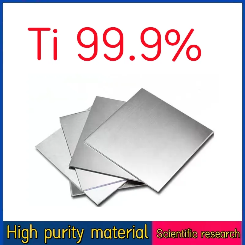 

Ti99.9% high purity titanium plate Titanium plate experimental research TA1 TA2 can be customized size