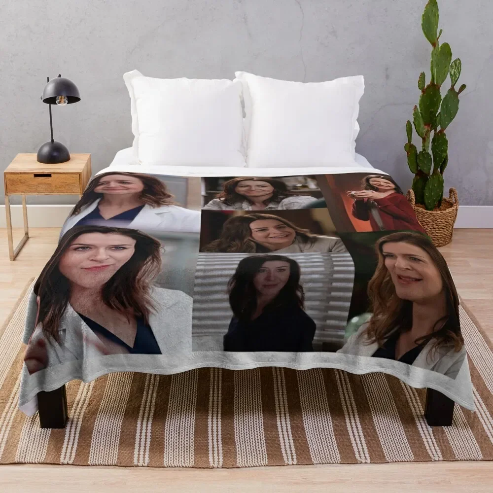 

Amelia Shepherd Large Collage Designed for Blankets Throw Blanket Plush Fluffy Softs Soft Plaid Plaid Blankets