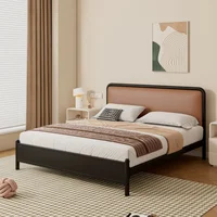 Минималистичный металлический каркас кровати, регулируемый по высоте каркас, основание кровати для спальни, основание матраса 1,2/1,5/1,8 м для внутреннего современного поддона для матраса