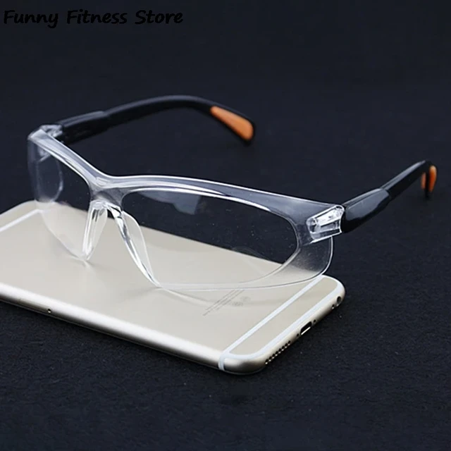 Gafas de seguridad piezas para laboratorio, lentes transparentes de  protección ocular, trabajo Industrial, antisalpicaduras, a prueba de viento  y polvo, 1 unidad - AliExpress