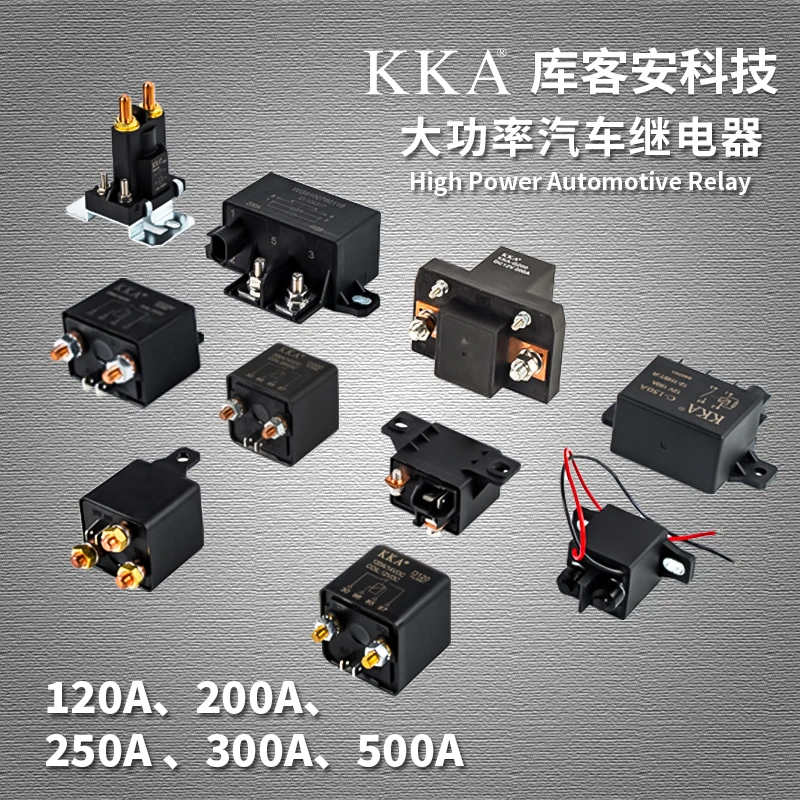 KKA D Series 120A 200A 250A 12V 24V Heavy Duty Car Starter Relay For Car Motor Truck Boat Engine