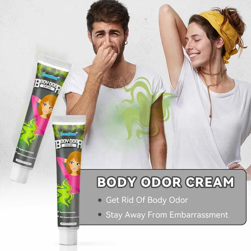 Body Odor Remove Cream Underarm Bad Smell Sweating Removal Armpit Refreshing Deodorant Cream