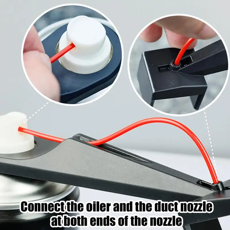 Motorcycle Chain Lube Applicator Chain Wax Chain Cleaner Attachment Motorcycle Chain Oiler Spray Gear