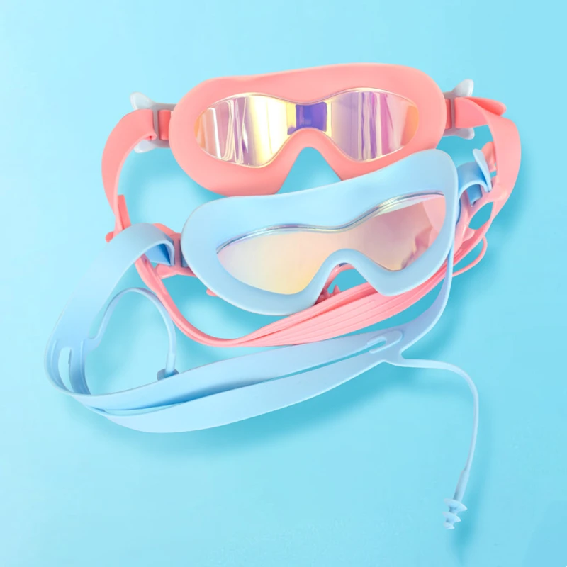Professional Swimming Goggles Kids Swimming Glasses Diving HD Waterproof Anti-fog UV Protection 4-15 Years Children Swim Eyewear 2