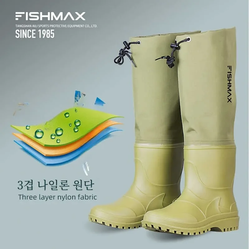 Luya Water Shoes Wading Boots Waterproof Non-Slip Women Stream Fishing Driving Shoes Outdoor Men's Upstream Wading Water Rain