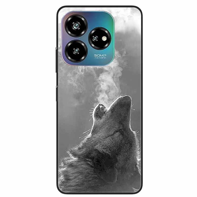 ZTE Blade V60 Design Black Soft TPU Silicone Back Cover - Sleek Protective Phone Case