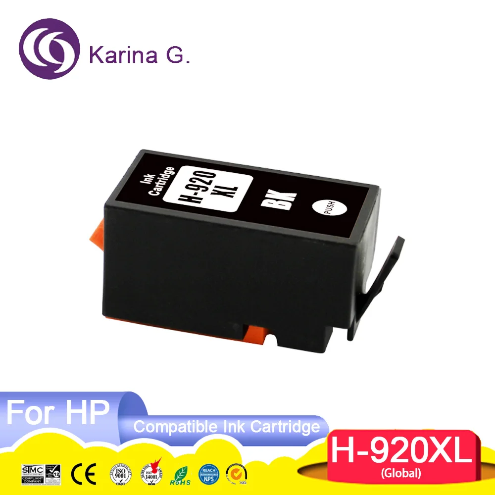920XL 920 Premium Color Compatible Printer Inkjet Ink Cartridge for Officejet 6