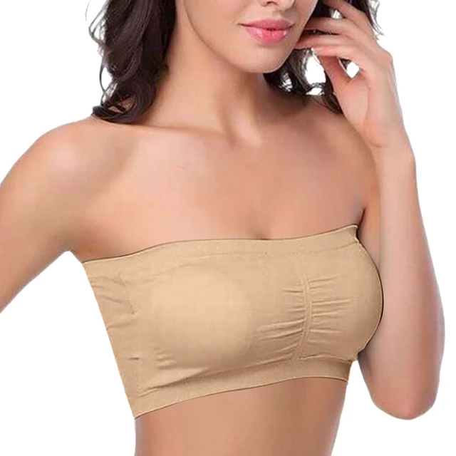 Breathable Tube Tops Bra Strapless Crop Tops Women Ladies Sexy