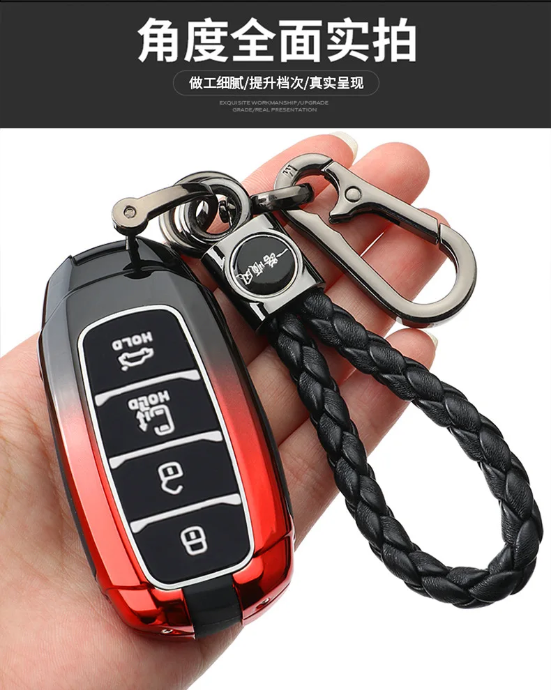 Custodia per chiave auto per Hyundai Palisade SEL Veloster Santa Fe Ev Encino Solaris Azera Grandeur Ig Accent portachiavi accessori 14 Custodia per chiave auto per Hyundai Palisade SEL Veloster Santa Fe Ev Encino Solaris Azera Grandeur Ig Accent portachiavi accessori - S61aaa04fa15a41d39b2bf3f59d6e580dV