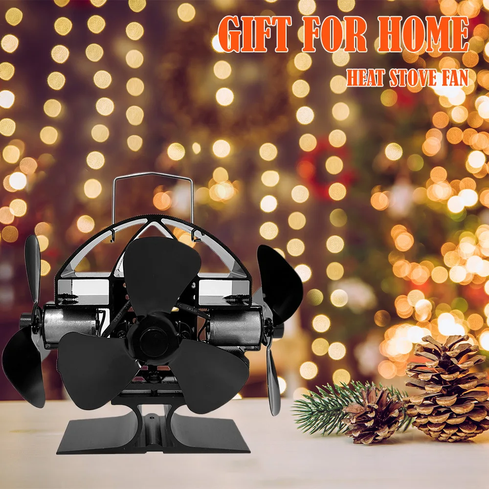 Mini Heat Powered Stove Fan 6 Blade stove fan
