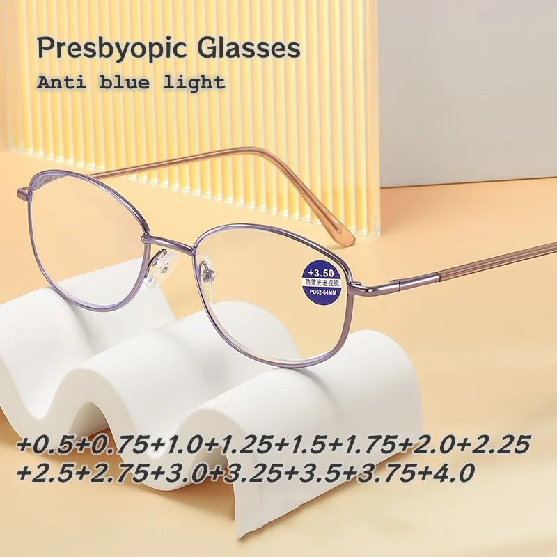 NewOvalReadingGlassesWomenAnti-blueLightPresbyopicEyewear0.50.751.01.251.52.02.252.52.753.03.253.53.754.0-AliExpress200000297