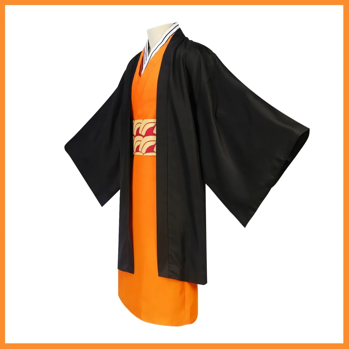 Traditional Japanese Kimono and Haori Costume for Women
