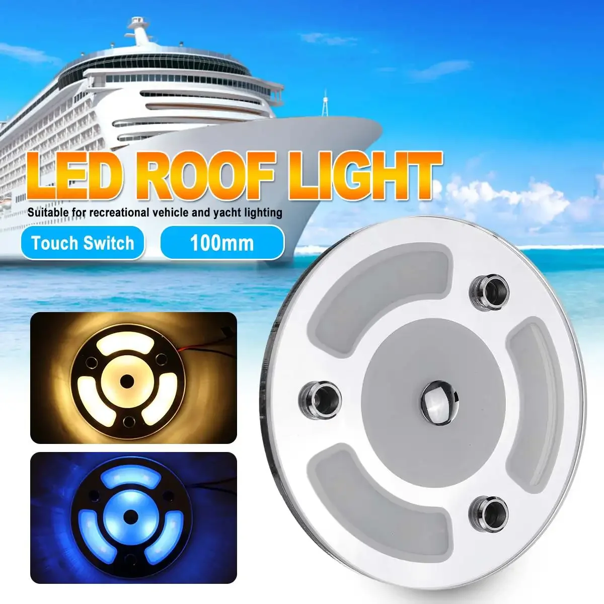 

Двухцветный фонарь с регулируемой яркостью, 100 мм, 3000k, лм