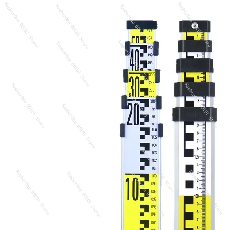 5단 타워, 5미터, 7미터 텔레스코픽 측정자, 3미터 스케일 자, 알루미늄 합금