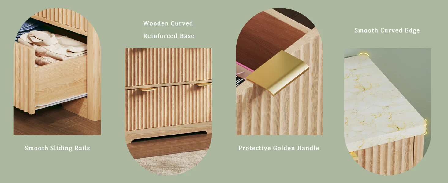 FLUTED DRESSER