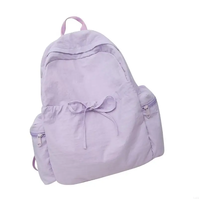 Korean School Bag Aesthetic Backpack Nylon Laptop Bags for Teenagers Large Capacity Daypack Casual Book Bag 4