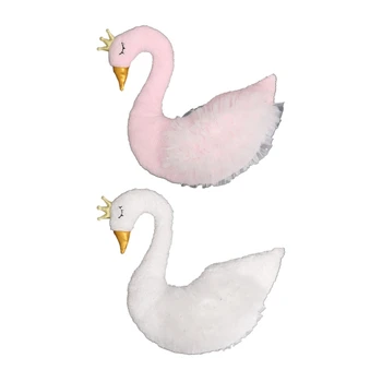 Puntelli per servizio fotografico per neonati cuscini in posa cuscino a forma di cigno per accessori per oggetti di scena per fotografia per neonati QX2D