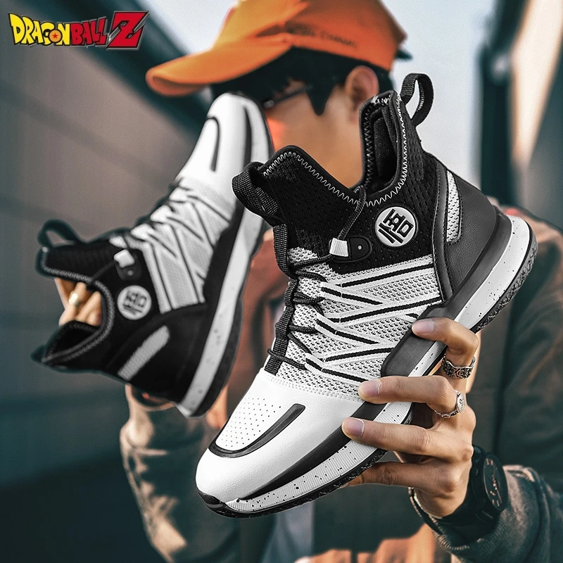 

Anime Dragon Ball Son Goku Kakarotto Basketball Shoes Men Women Breathable Sports Shoes Student Youth Non-Slip Sneakers Kids Gif