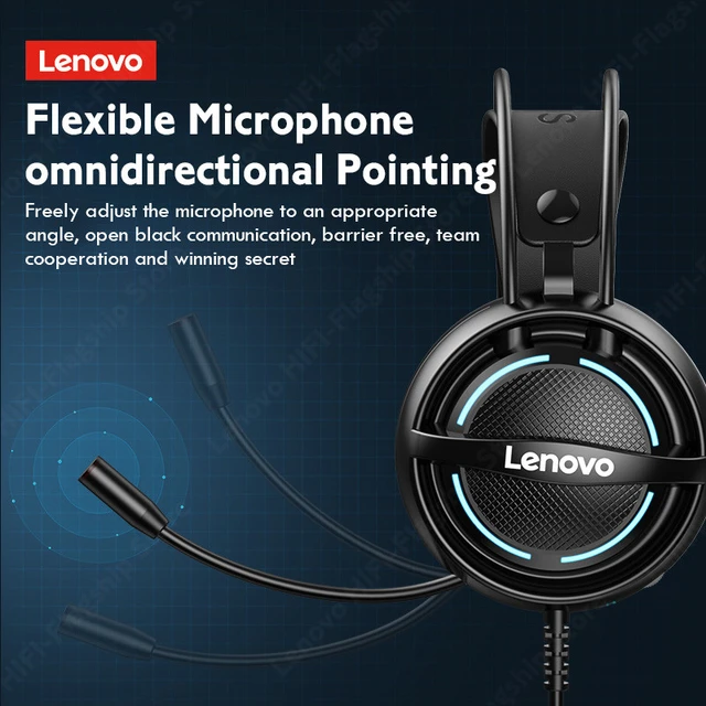 Headset Earphone Lenovo 7.1 Surround Sound Earbuds Lenovo Headphones  Gaming Earphones  Headphones Aliexpress