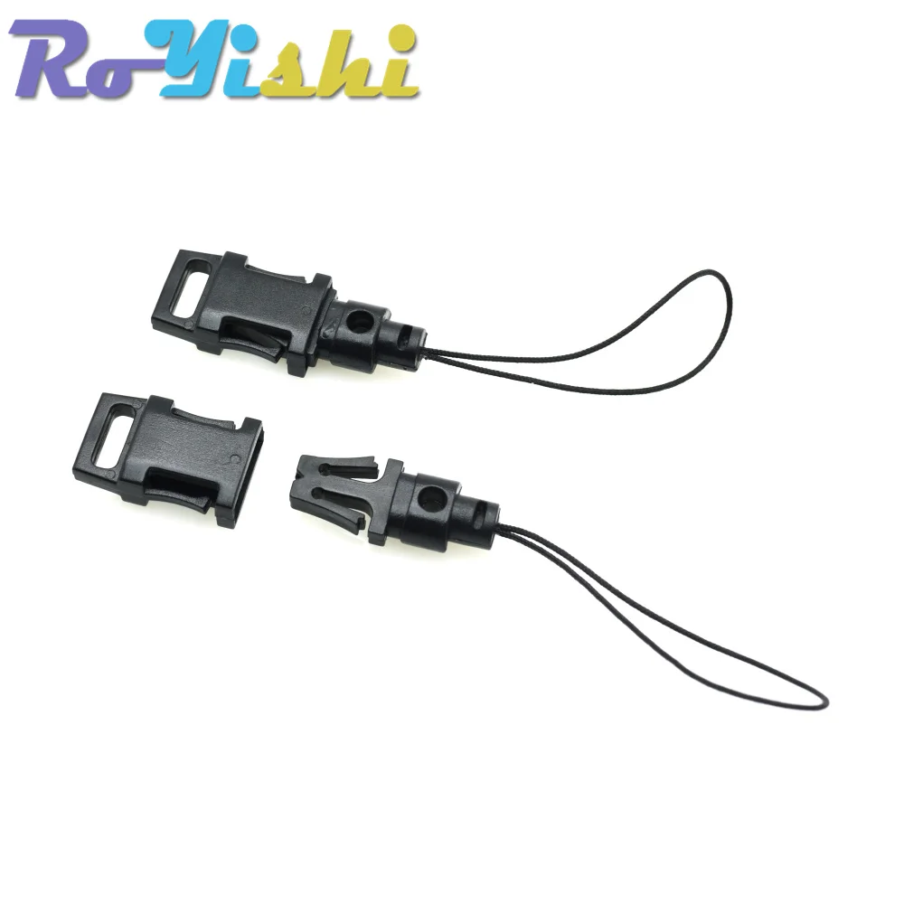 10 Pcs/Pack Detachable Buckle For Lanyard Worker Tag ID Card Holder Lanyard Accessories