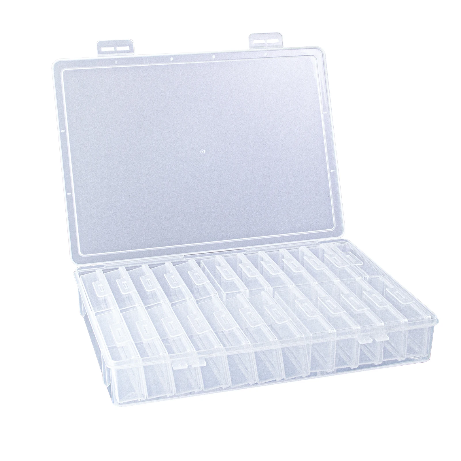 1 Set of 24 Grid Storage Boxes, Storage Gift Diamond Painting Stone Beads, Suitable for Diamond Embroidery Box DIY Craft, Storag