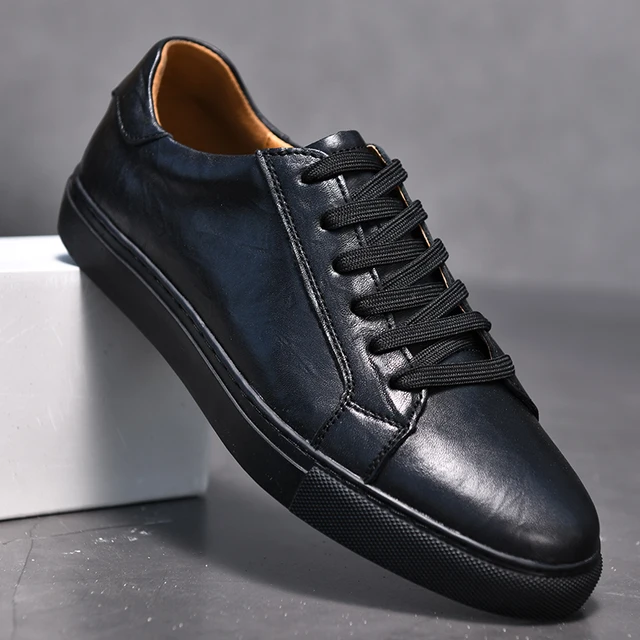 Casual Men Shoes Brand.Genuine Leather Casual Men Shoes lace up oxfords Brand White Shoes ...