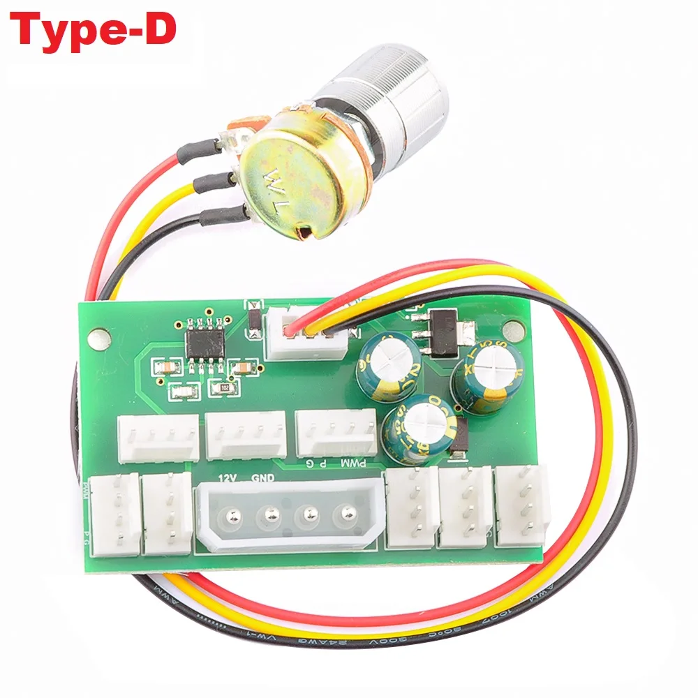 Computer Case Miner Fan Speed Controller 8-Channel Fan Hub PWM High-Power Violent Controller Speed Governor
