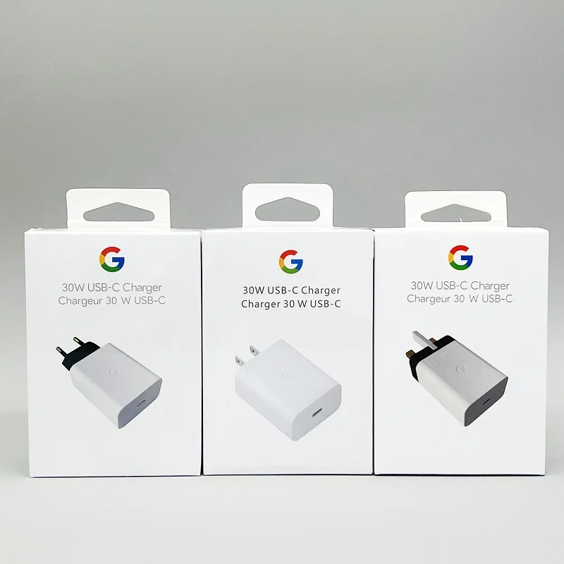 

For Google 30W Fast Charger EU/US/UK Quick Charging Travel Adapter Usb C To Type C Cable For Pixel 7 6 5 Pro 6A 5A 4A 3 XL