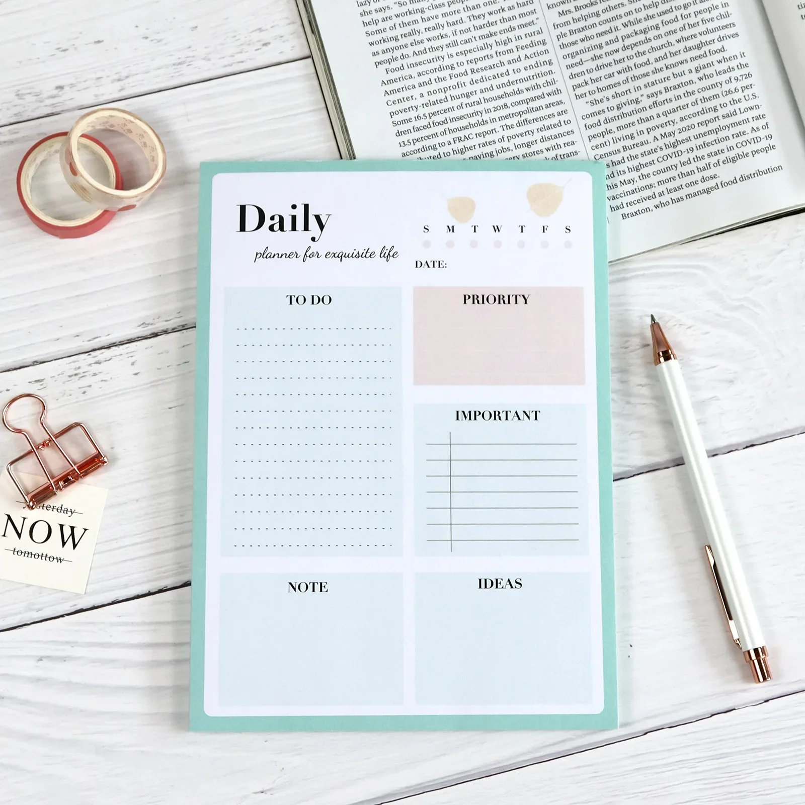 

Desk Schedule This Memo Book Notebooks Can Tear Off Plan This Sticky Note The Notepad Office and Journals Grid Notebook Journal