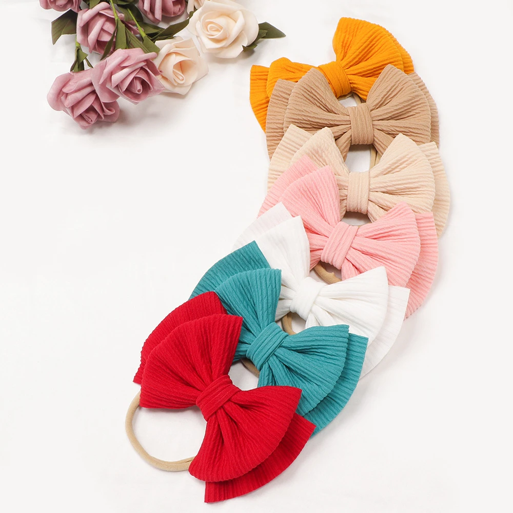 Baby Girl Headband Infant Hair Accessories Bowknot Band Big Bowknot Newborn Headwear Tiara Headwrap Gift Toddlers Bandage Ribbon hair accessories hair bands hair ribbon accessories hair headband accessories baby headband set