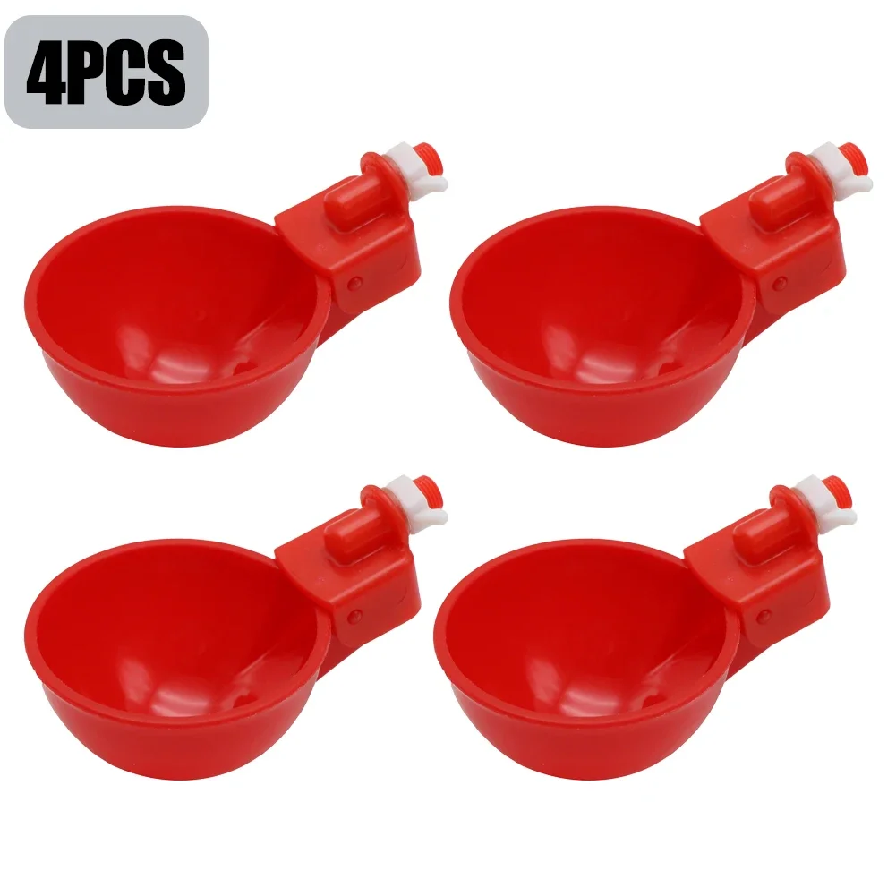 

4 шт., пластиковые автоматические поилки для птиц